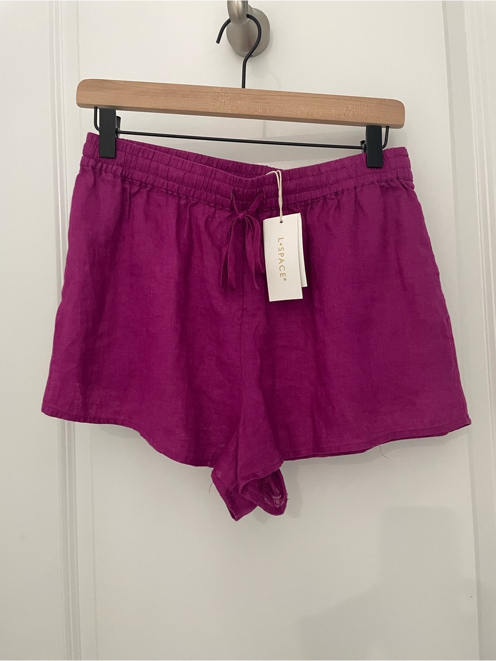 NEW L Space Rio Short In Berry Linen Size Small Beach Vacation Resort.  1 - Picture 3 of 10